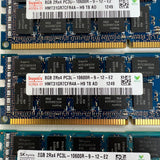 LOT OF 4 SK Hynix 8GB PC3L-10600R ECC Server Memory RAM HMT31GR7CFR4A-H9 32GB