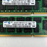 LOT OF 4 Samsung 4GB PC3-10600R ECC Server Memory RAM M393B5170FH0-CH9 16GB