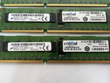 LOT OF 4 (4x 8GB) Micron Crucial PC3L-12800R DDR3-1600 Server RAM | 32GB Total