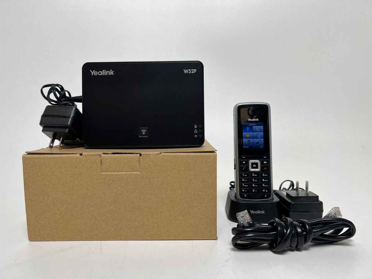 Yealink SIP-W52H Téléphones Sans fil Répondeur Ecran Yealink SIP-W52H Téléphones Sans fil Répondeur Ecran