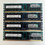 LOT OF 4 SK Hynix 8GB PC3L-10600R ECC Server Memory RAM HMT31GR7CFR4A-H9 32GB