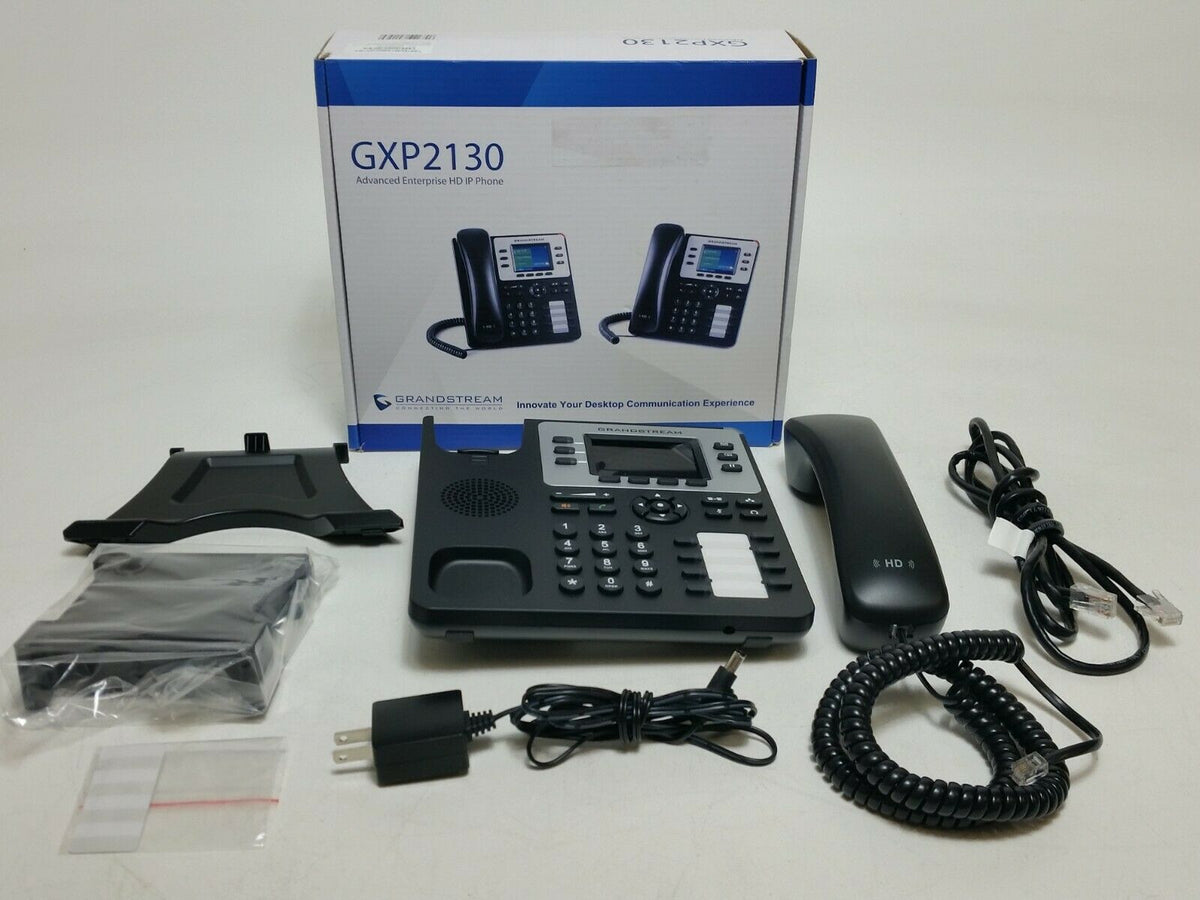 Grandstream GXP2130 Enterprise VoIP IP Phone Color Display 962-00052 O