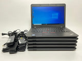 LOT OF 5 Lenovo Thinkpad E460 14" Laptop | i3-6100U | 4GB | 500GB | Win 10