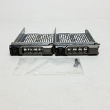 (LOT OF 2) Dell 0F238F 3.5" SAS Tray Caddy - w/ Screws