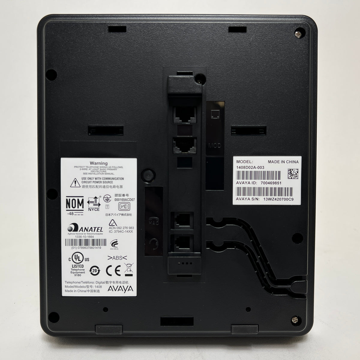 Avaya 1408 Telephone 1408D02A-003 700469851 – Dynamic Computer Surplus