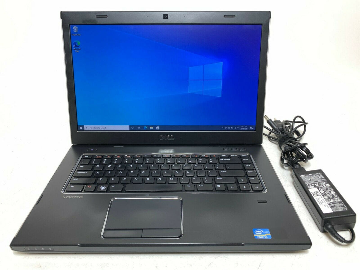 Dell Inspiron Laptop sale black 500 GB Intel core i3 2350M Windows 10 pro