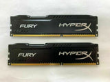Kingston HyperX Fury 8GB (2x4GB) DIMM RAM DDR3-1333 HX313C9FBK2/8