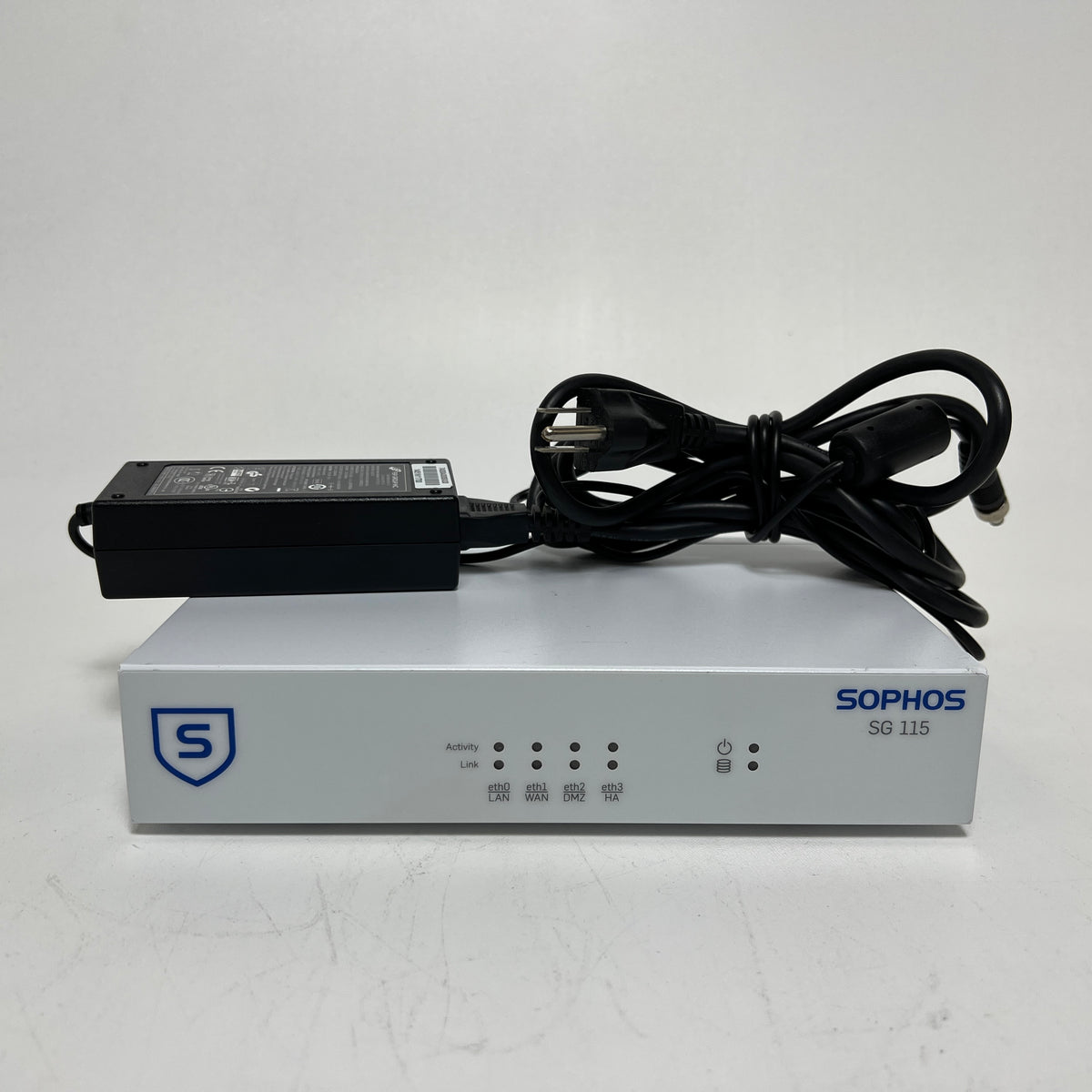 Sophos SG115 Rev 1 UTM Firewall Security Appliance 4Port w/ Power Ad