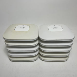 LOT OF 10 Cisco AIR-LAP1142N-A-K9 Wireless 802.11n Dual-Band WiFi Access Point