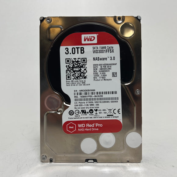 WESTERN DIGITAL WD Red Pro 3TB HDD 3.5