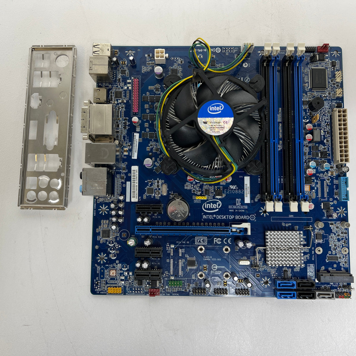Intel DH77EB Desktop Motherboard MicroATX LGA1155 HDMI i3-3220 + I/O S ...