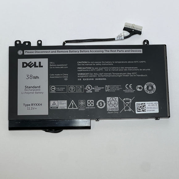 Dell RYXXH 4 Cell 38Wh Laptop Battery Latitude E5450 E5550 E5270 E3150