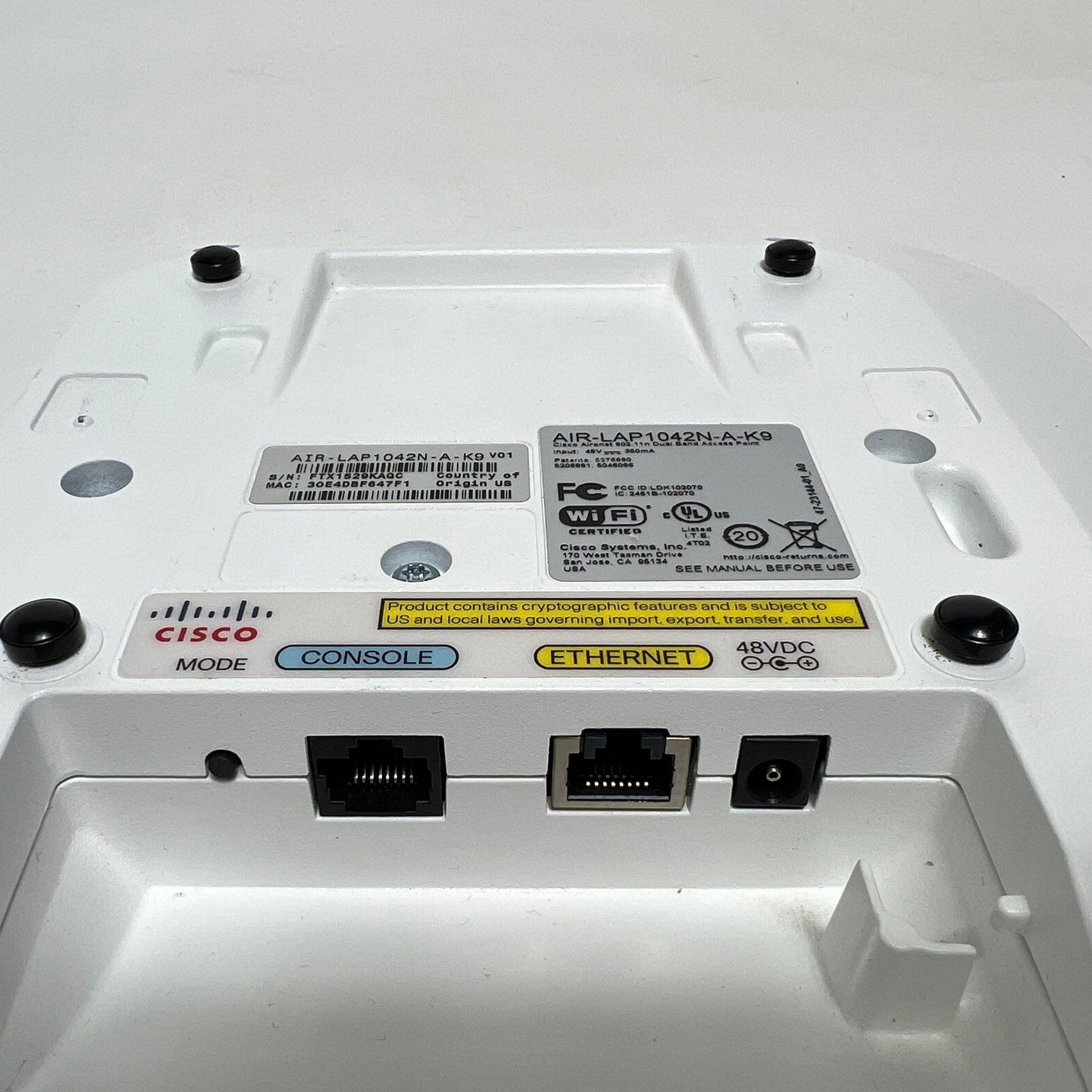 Cisco AIR-LAP1042N-A-K9 Dual Band Wireless Access Point 802.11a/g/n + –  Dynamic Computer Surplus