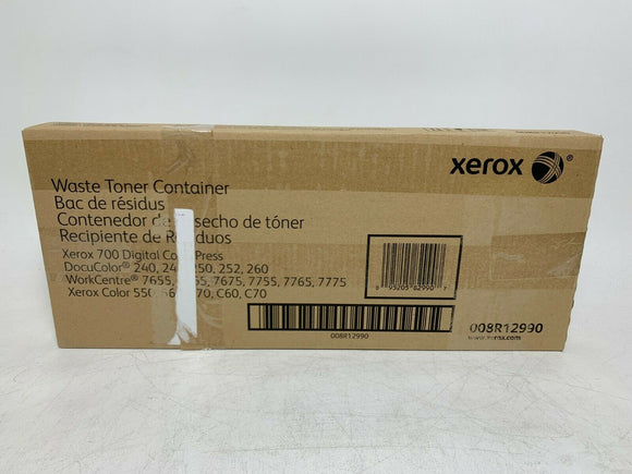 Xerox NEW OEM 008R12990 Waste Toner Docucolor 240/242/250/252 WC 7655/7665/7675