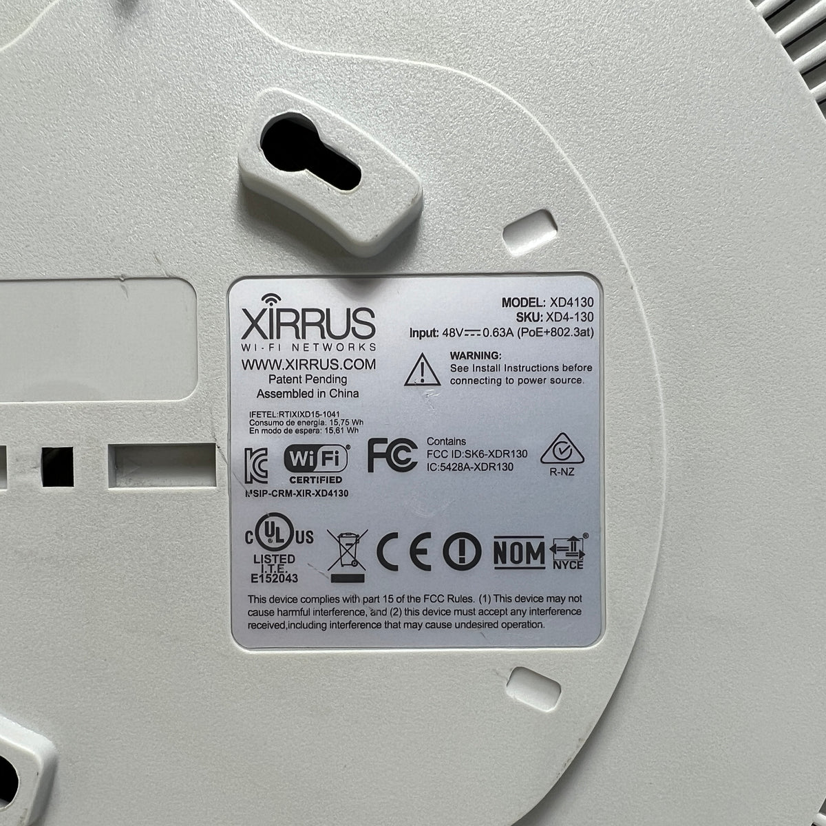 Xirrus Cambium Networks XD4-130 XD4130 802.11ac High Density Access Po ...