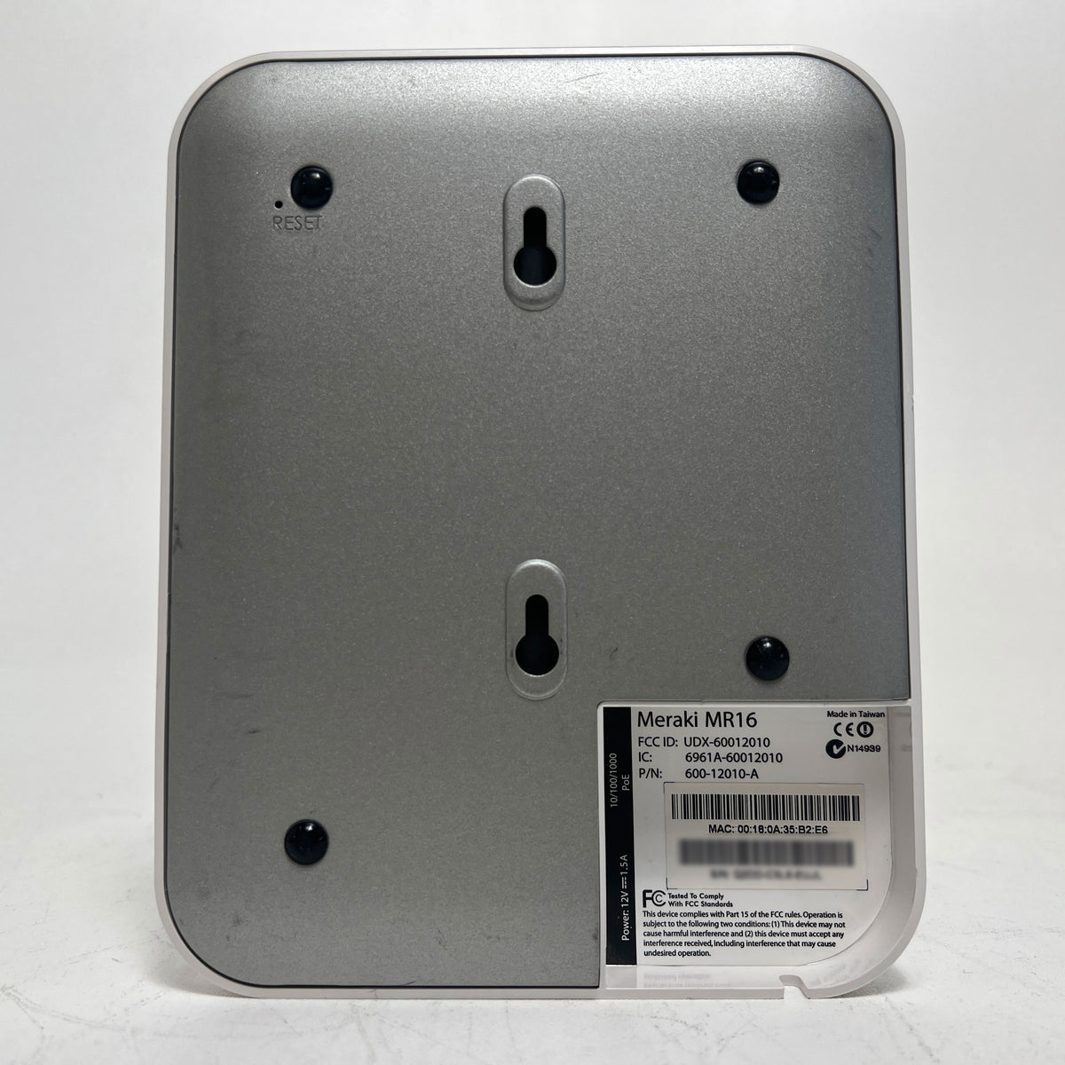 Cisco Meraki MR16 Wireless Access Point UNCLAIMED – Dynamic Computer ...