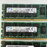 LOT OF 4 Mixed Samsung Micron 8GB PC3L-10600R ECC Server Memory RAM 32GB