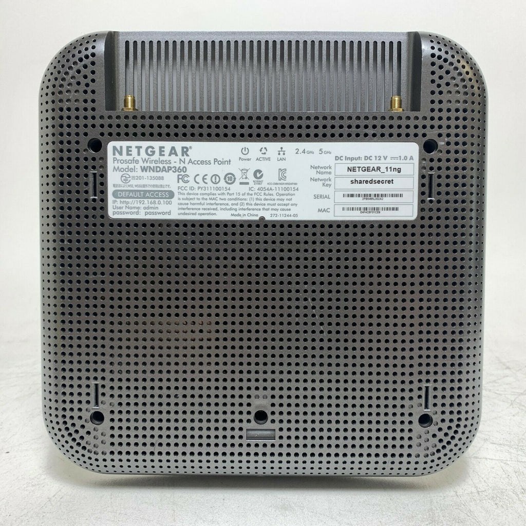 WNDAP360 Netgear 2.4GHz/5GHz Business Class Wireless Access Point, WAP ...