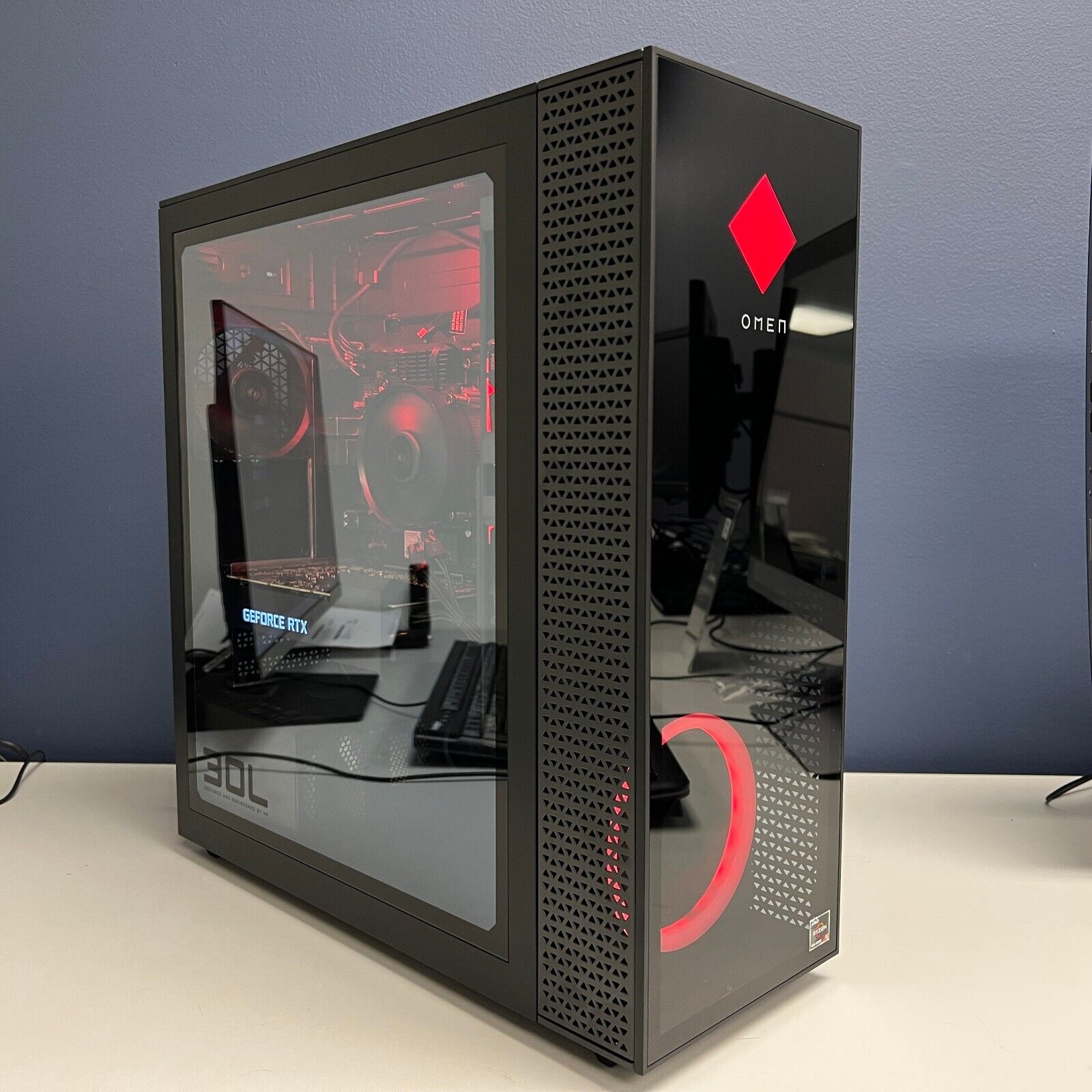 OMEN 30L PCケース HP Omen 30L ATX Gaming PC Case RGB w/ cooler master 800w 80