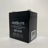 8 PACK LOT NEW AB1250 12V 5AH UPS Battery Replaces Vision CP1250, CP 1250