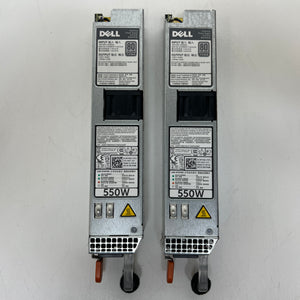 LOT OF 2 Dell PowerEdge RYMG6 0RYMG6 D550E-S0 550W Switching Power Supply AC