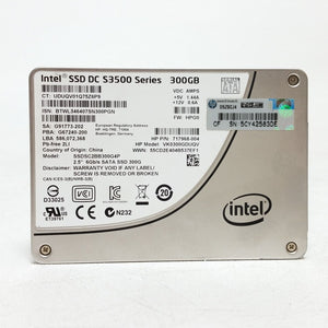HP Intel DC S3500 SSD 300GB SATA 2.5" SSDSC2BB300G4T Hard Drive
