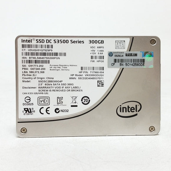 HP Intel DC S3500 SSD 300GB SATA 2.5