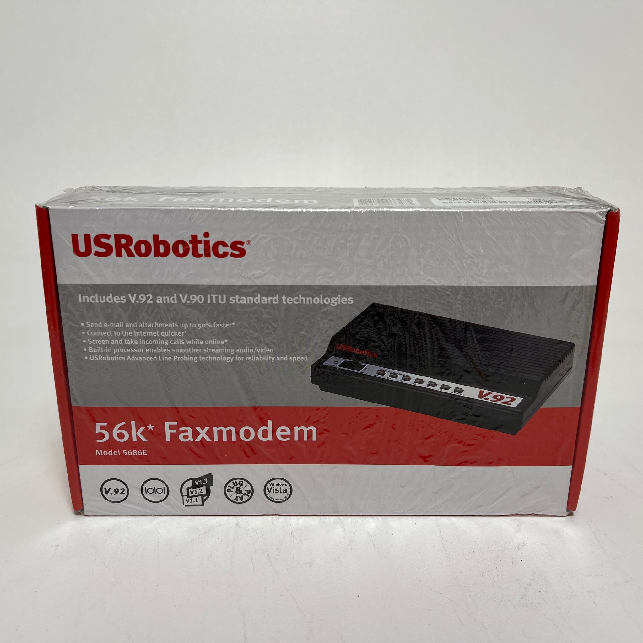 Usrobotics US Robotics USR5686E 56k V.92 External Faxmodem RS-232 Model 5686E ...