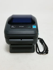 Zebra ZP505 Thermal Label Printer w/ Cord and Labels