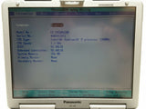 Panasonic Toughbook CF-29 LAPTOP 1.2GHz MK1 No HDD/Caddy/OS *Boots to Bios*