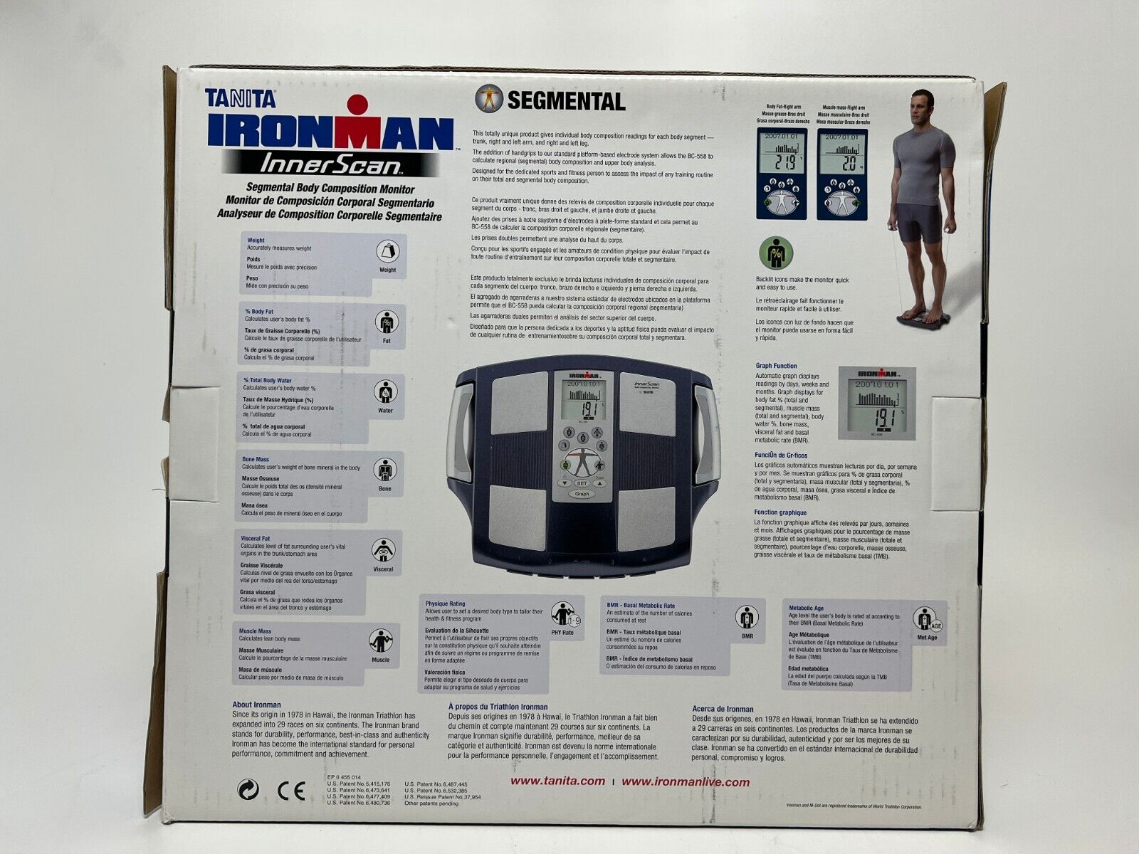BC-554 IRONMAN Multi-Frequency Body Composition Monitor · TANITA CORP USA
