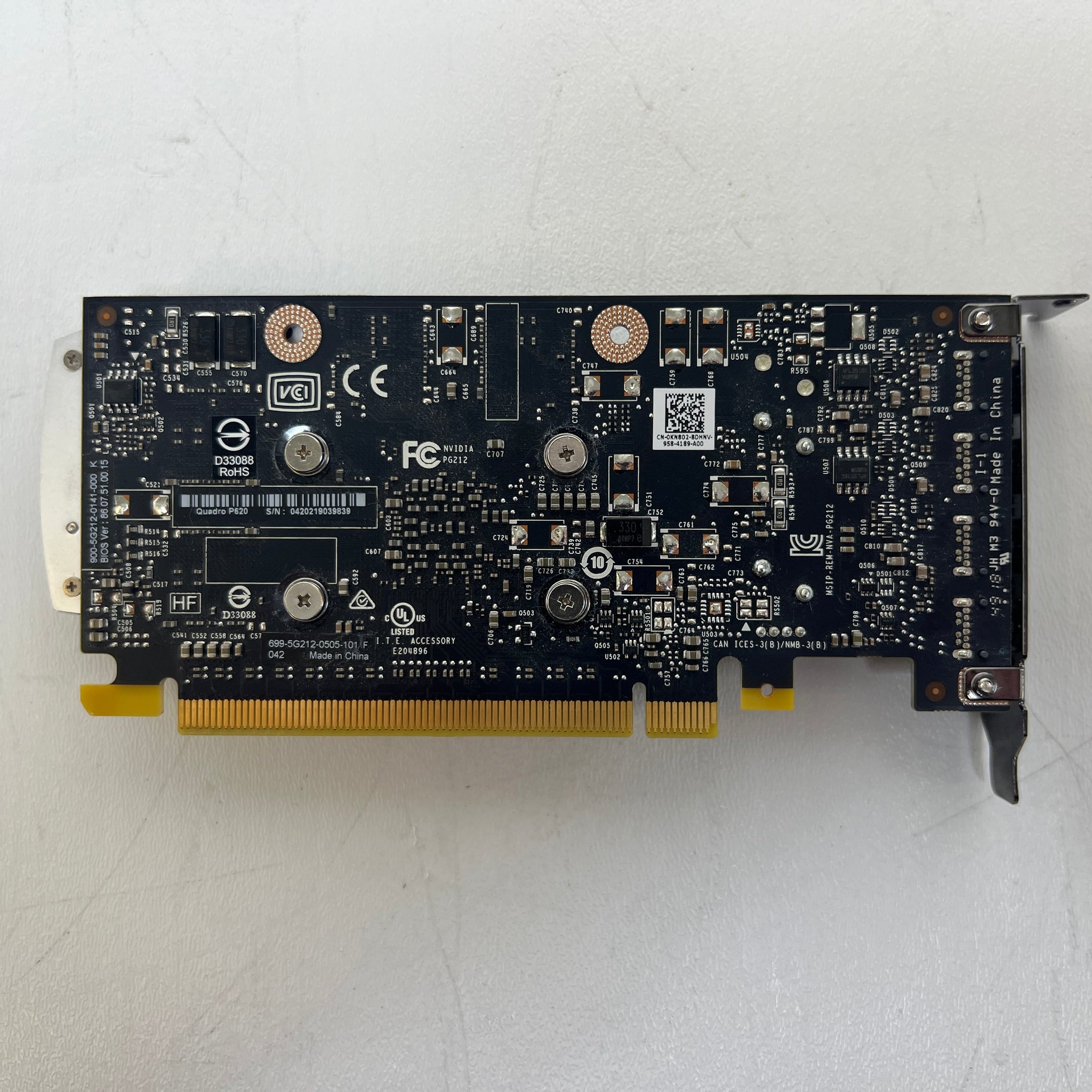 NVIDIA Quadro P620 2GB GDDR5 PCIe Graphics Card – 4x Mini DisplayPort – Open Box Tested