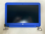 HP Stream 13.3" 13-c010nr Genuine Laptop Matte LCD Screen Complete Assembly Blue