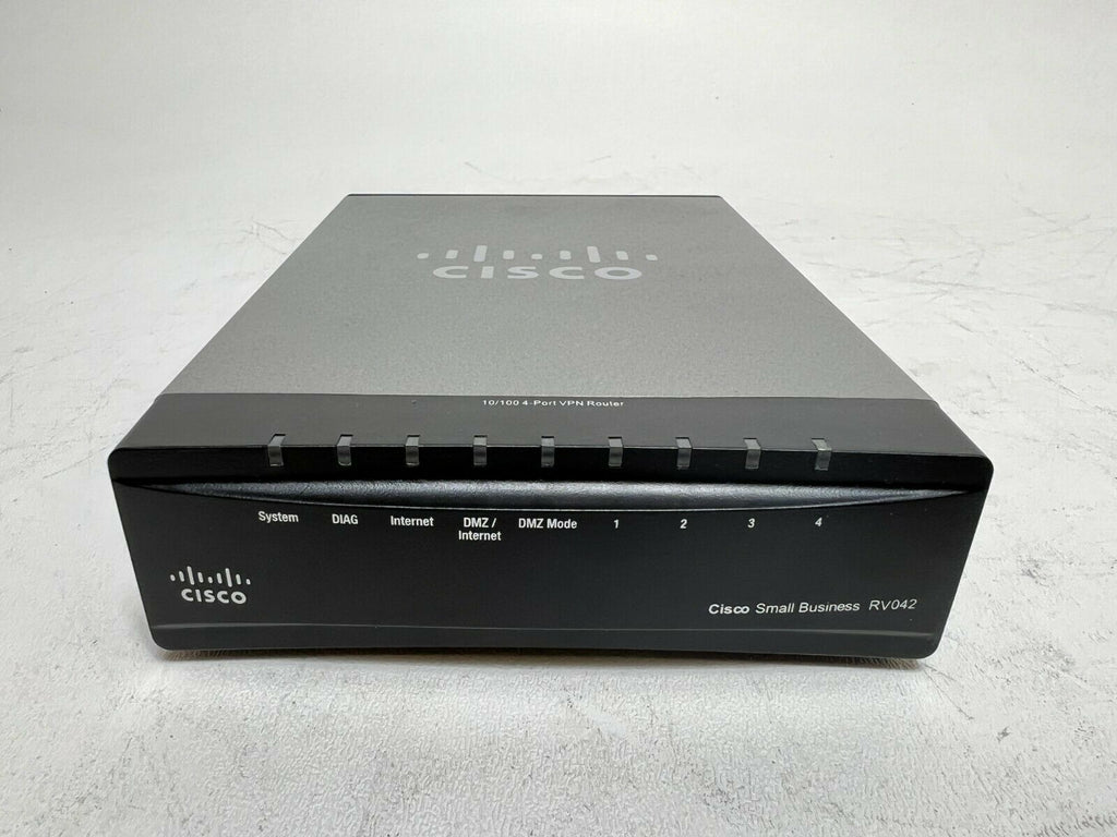 Vpn Router Cisco Rv042 Cisco RV042 4-Port 10/100 Wired VPN/DMZ Router with power supply ...