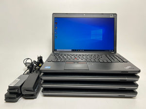 LOT OF 4 Lenovo ThinkPad E530 15.6" Laptop | i5-3210M 4GB 500GB Win 10 | Grade C