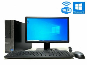 Dell Desktop Computer Bundle | WiFi | Dual Core CPU | 8GB | 500GB | Windows 10