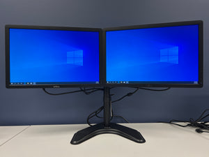 Dual 19" Monitors with Stand