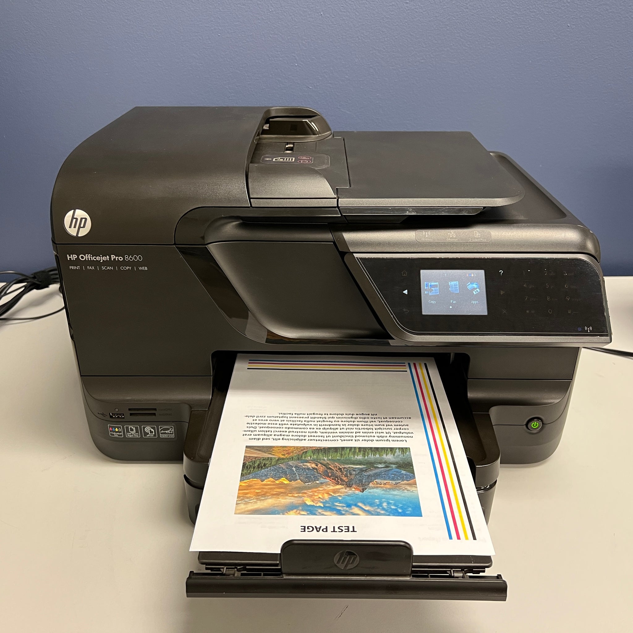 HP Officejet Pro All-in-One Wireless Color Printer with Scanner, – Dynamic Computer