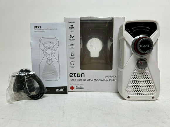 Eton FRX1 Hand Turbine AM FM Emergency Weather Radio LED Flashlight NIB