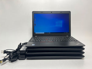 LOT OF 4 Lenovo Thinkpad E570 15.6" Laptop | i5-7200U | 8GB | 500GB | Win 10