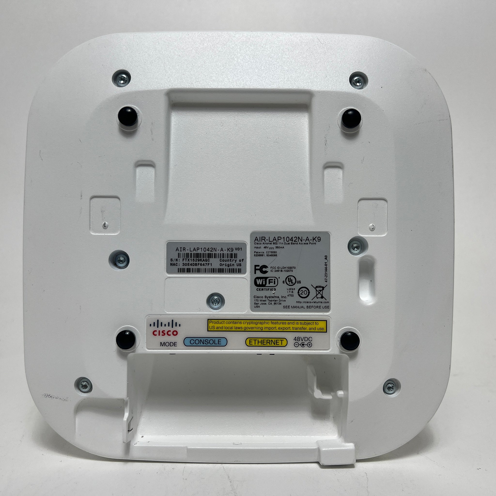 Cisco AIR-LAP1042N-A-K9 Dual Band Wireless Access Point 802.11a/g/n + –  Dynamic Computer Surplus