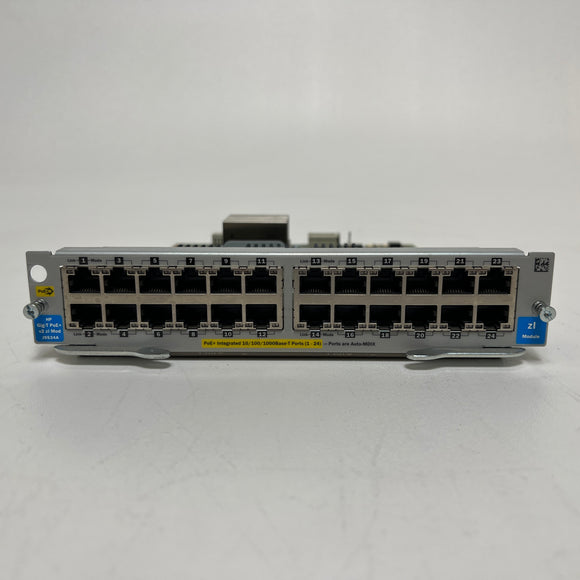 HP ProCurve J9534A 24-port Gig-T POE+ V2 ZL 10/100/1000 Switch Module