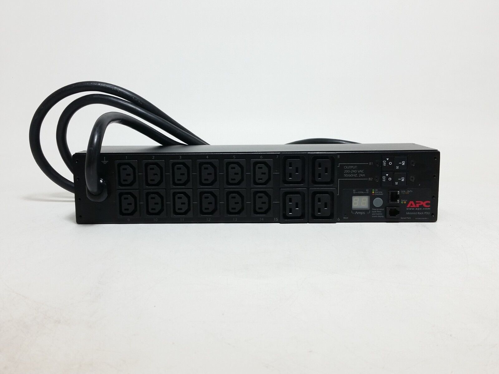 APC AP7811 Rack PDU Metered 2U 30A 208V (12) C13s Surge Protector