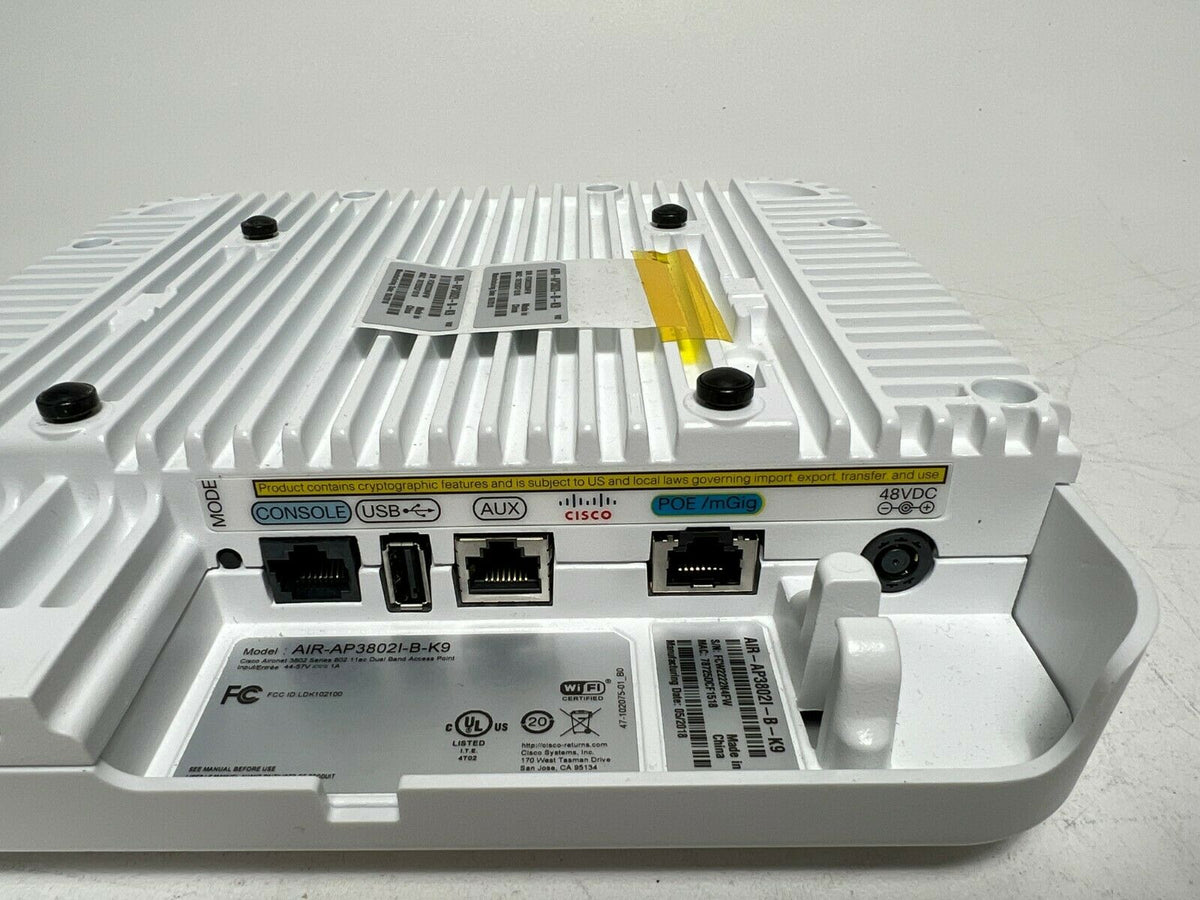 Cisco AIR-AP3802I-B-K9 Aironet 3802 Series Wireless Access Point 2.4GH ...